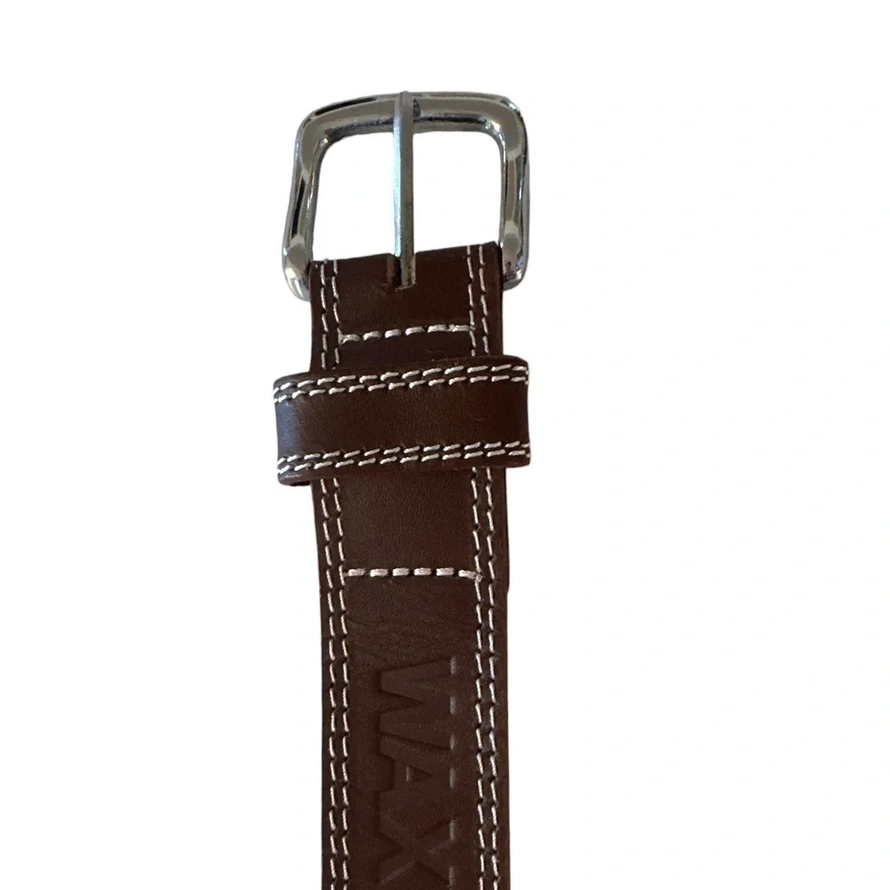 WAXWING Quality First Hand Crafted Genuine Leather Men’s Belt Size 32-34 L 42”
